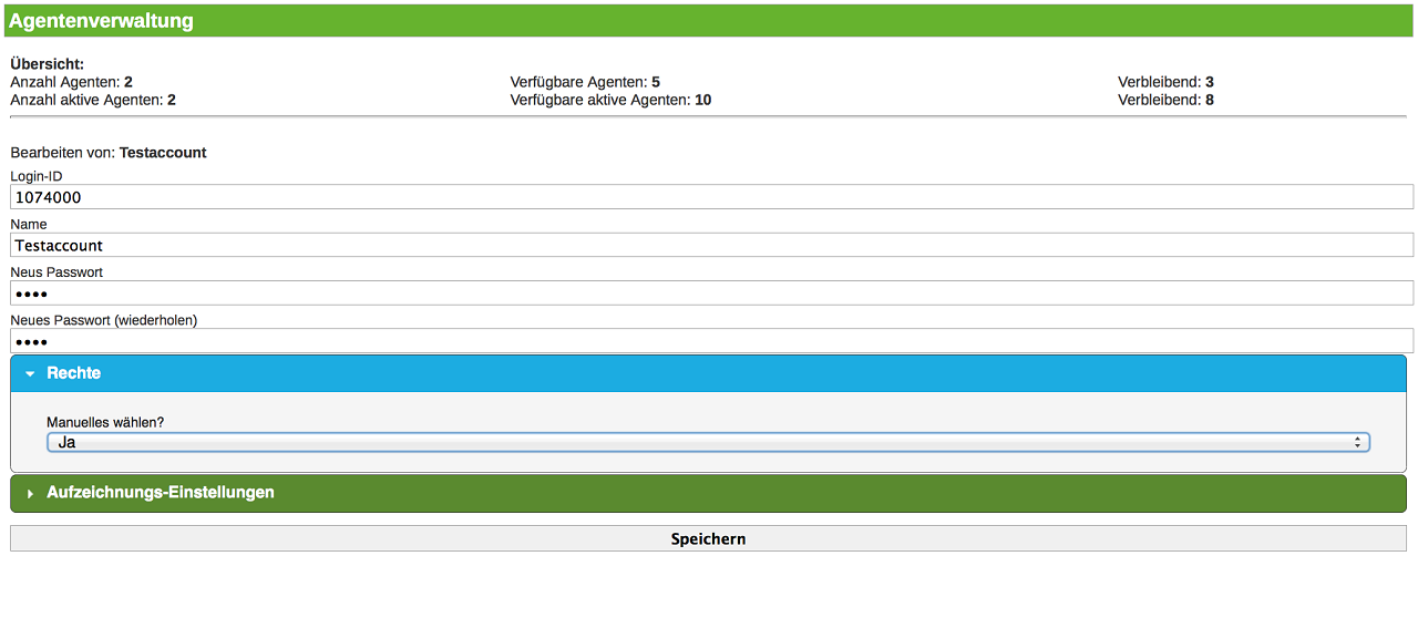 Agentenverwaltung